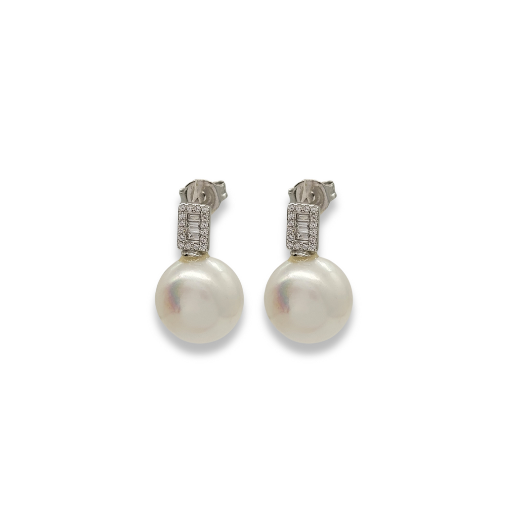 Arete Elegante Plateado