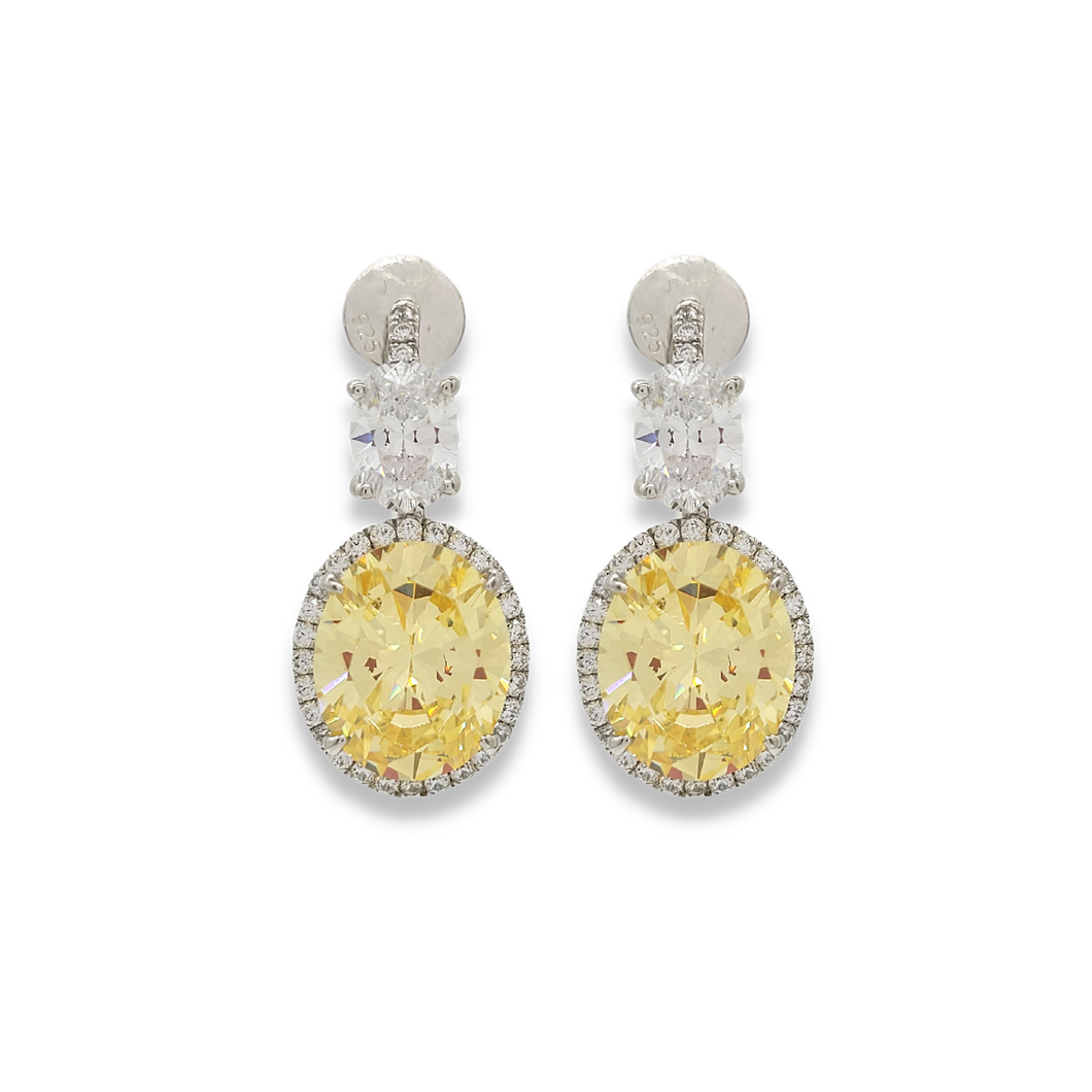 Arete Colgante Amarillo