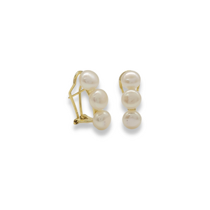 Aretes Triple Perla