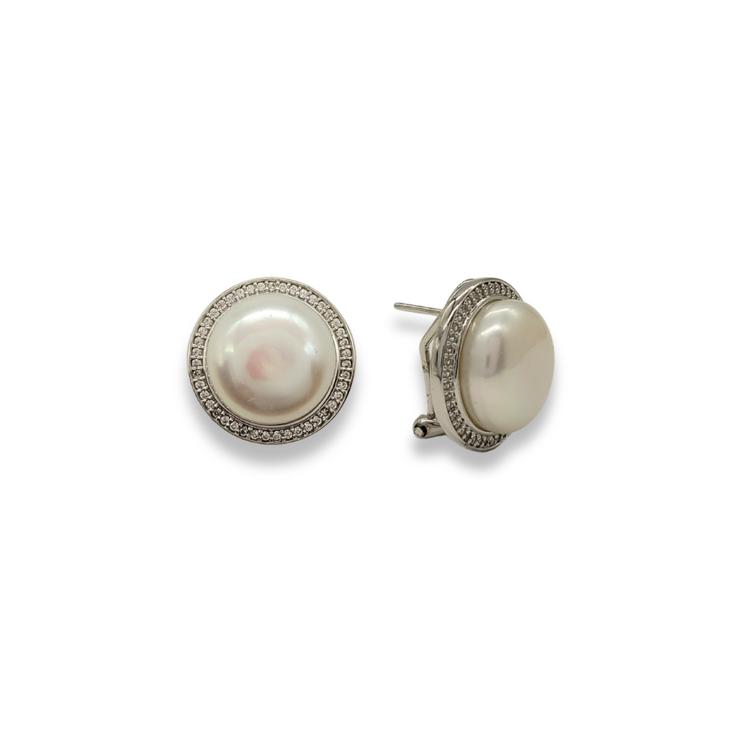 Aretes Clasicos de Perlas