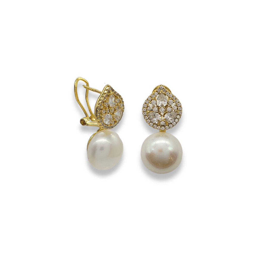 Perlas con Diseño Doradas
