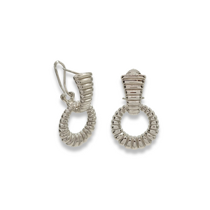Aretes Desmontables Plateados