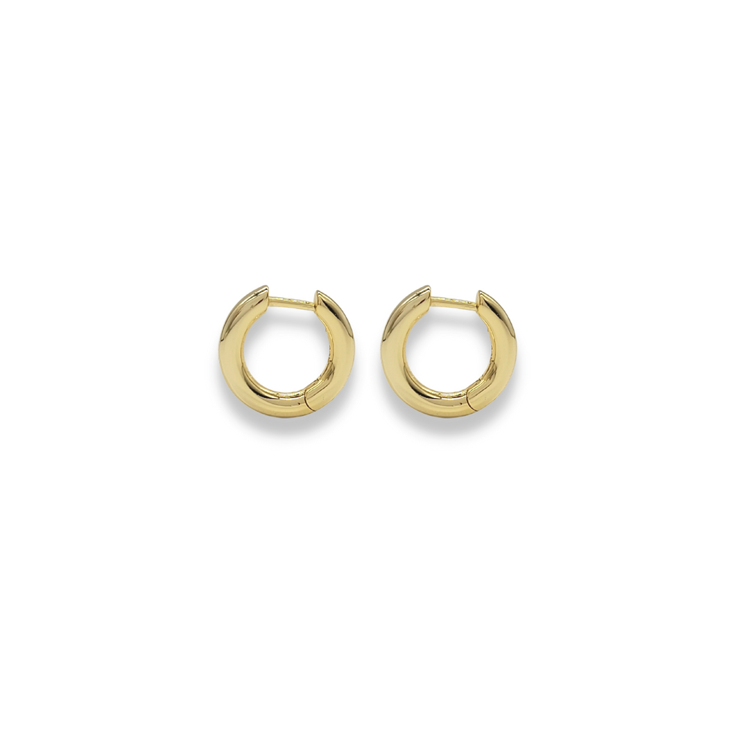 Argollas Lisas Doradas