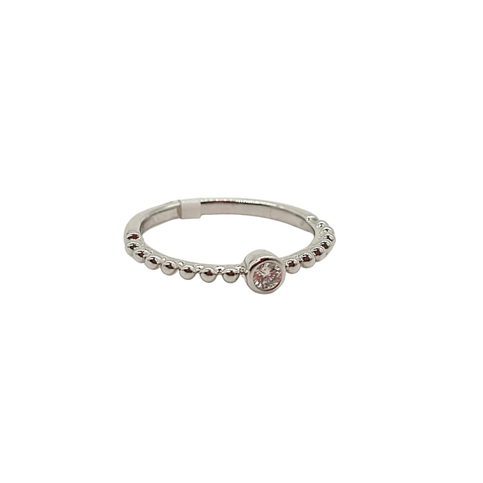 Anillo Stud con Diseño - D'Santos Joyeros